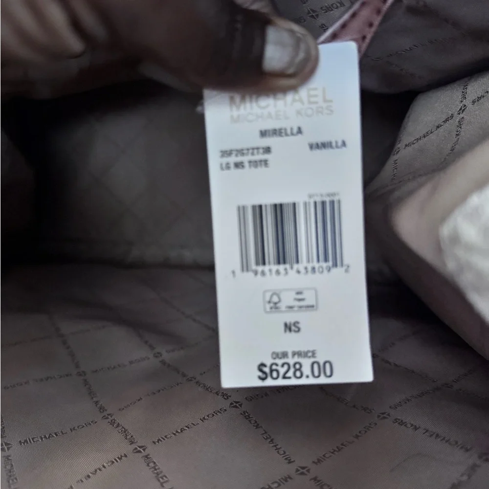 Michael Kors Gray and Brown Women's Bag - Picture 3 of 5